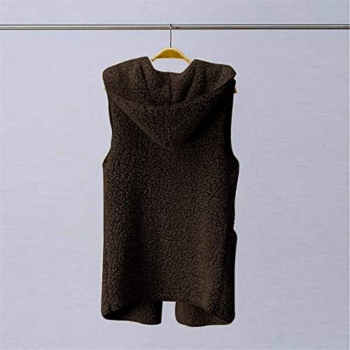 Mellény Kabát Női Outwear Kabát Kapucnis Alkalmi Téli Női Polár Dzsekik & Kabátok Női Zip fel pulcsi