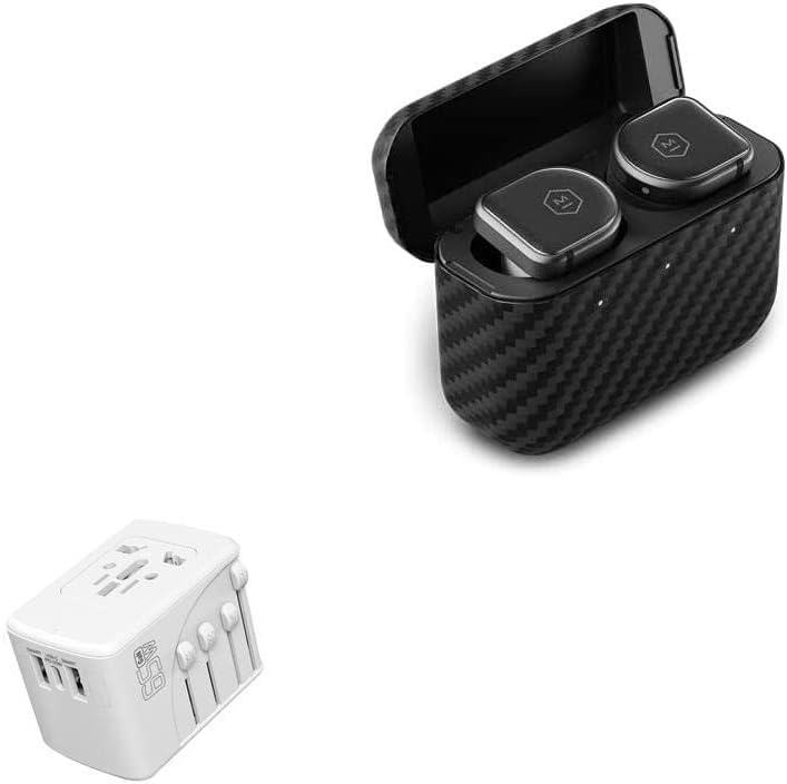 BoxWave Töltő Kompatibilis Mester & Dinamikus MW08 - Nemzetközi PD Fali Töltő (65W), 3 USB Nemzetközi Díjat Adapter, valamint