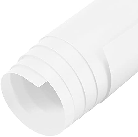 uxcell 27.5 Inch x 55 Centis PVC Lap Háttér Fotózás Háttérben Fehér 700mm x 1400mm