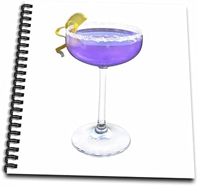 3dRose Boehm Grafika Italok - Egy Légiközlekedési koktél alkoholtartalmú ital - Rajz Könyvek (db_357633_2)