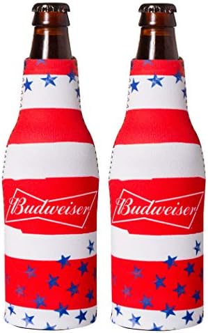 Hivatalosan Engedélyezett Budweiser Üveg Neoprén Ruha Sört Huggie Hűvösebb Cipzár Hüvely (2)