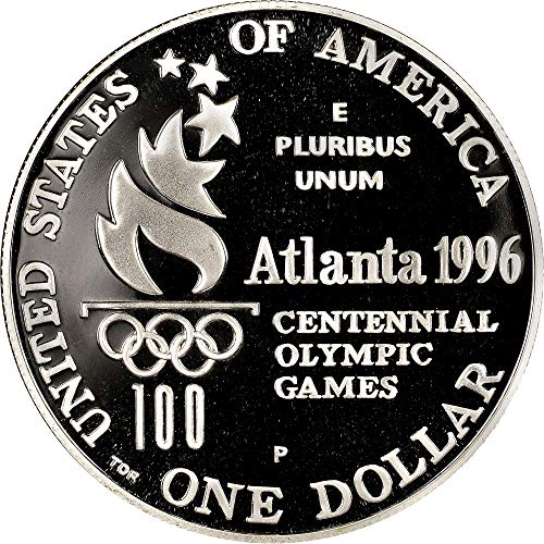 1996 P Olimpiai Tenisz Megemlékező Ezüst - Dollár - Gyönyörű Bizonyíték DCAM - MINKET Menta