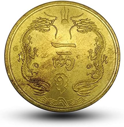 Dingmo Guangxu Ezüst Érme Kuping egy vagy Két Réz Arany Antik Qing Ezüst Érme Gyűjtemény Retro lakberendezési