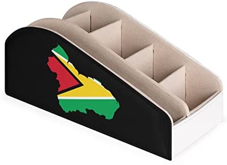 Guyana Zászló Térkép Tv Távirányító Birtokosai Szervező Doboz, Toll, Ceruza Asztal Tárolás Caddy 6 Rekesz