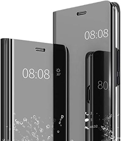 CCSamll Samsung Galaxy A72 Smink Tükör Telefon Esetében, Luxus, Tükör, Design Tisztán Okos Ablak Kijelző az Esetben Támogatja