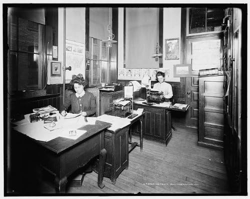 HistoricalFindings Fotó: Stenographers Mosdó,Leland & Faulconer Gyártó Cég,Detroit,MI,1903-ban 1