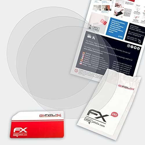 atFoliX képernyővédő fólia Kompatibilis Garmin Fenix 6X 51mm Képernyő Védelem Film, Anti-Reflective, valamint Sokk-Elnyelő