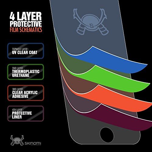 Skinomi Teljes Test Bőr Védő Kompatibilis a Samsung Galaxy Tab S2 Zug (8 hüvelyk)(képernyővédő fólia + hátlap) TechSkin Teljes