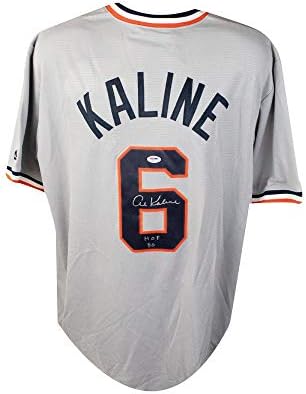 Al Kaline HOF 80 Dedikált Detroit Tigers Fenséges Király Bázis Baseball Jersey - PSA/DNS-COA
