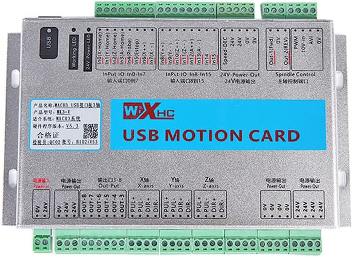 Davitu Motor Vezető - MACH4 vezérlő kártya, CNC USB vezérlő gravírozás gép motion control kártya interfész kártya 3-tengelyes