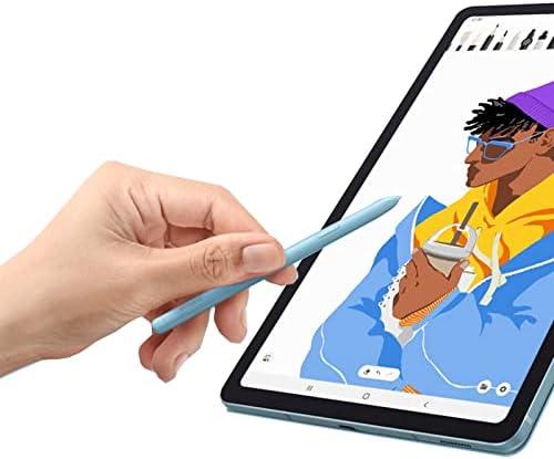 Galaxy Tab S6 S Pen Lite Csere Samsung Galaxy Tab S6 Lite EJ-PP610BJEGUJ Pálca Touch S Toll +Tippek/Csörge(Angóra Kék)