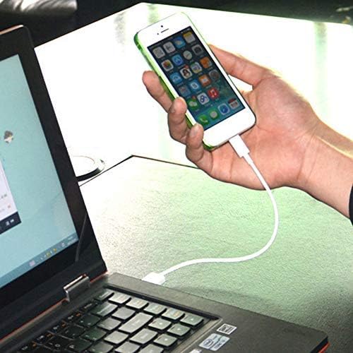 Rövid MicroUSB Kábel Kompatibilis A Samsung Galaxy S5 Sport Fejlesztők Kiadás a Nagy Sebességű Töltés. (1White,a 20 cm-es